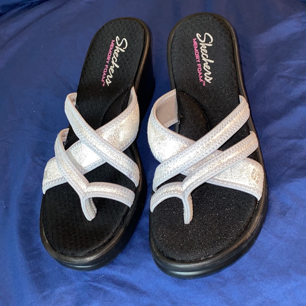 Skechers women’s rumblers wedge sandals